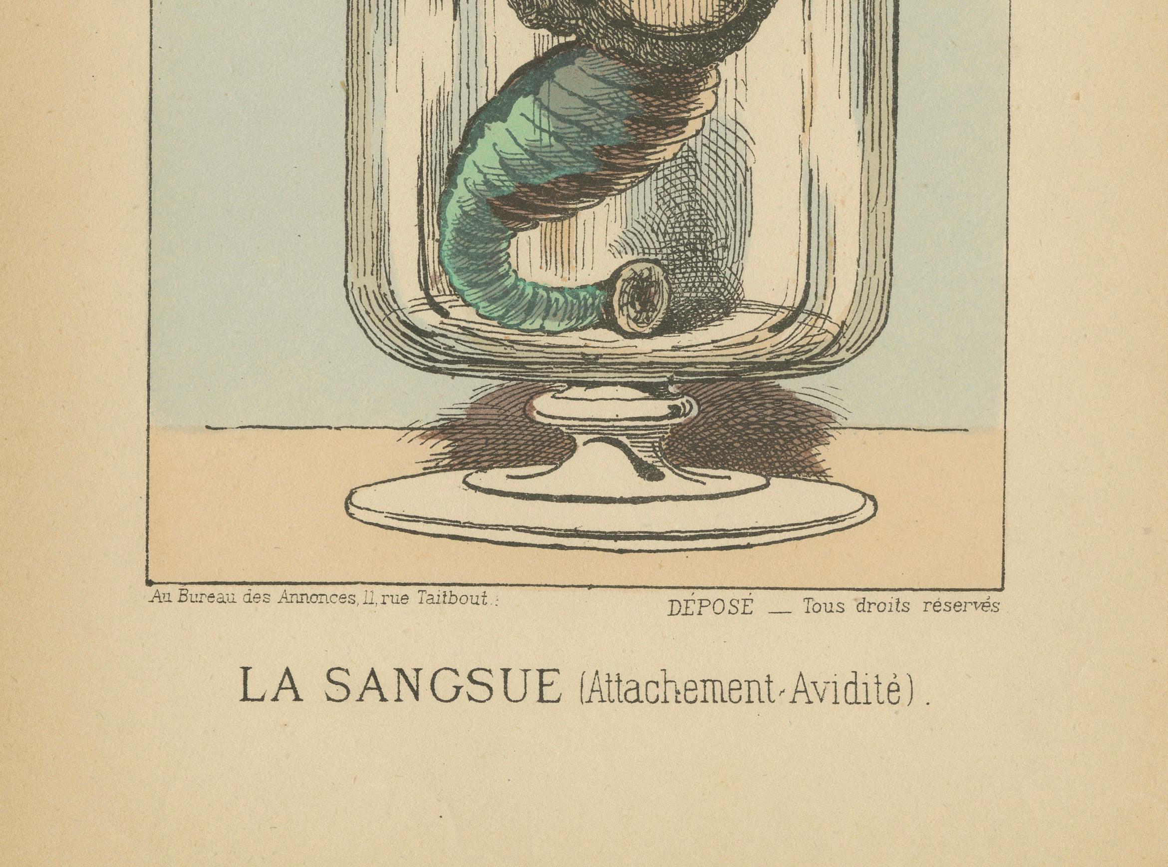 Kaiserliche Menagerie: Conneau - The Leeching (Anhang - Gier), 1870 im Zustand „Gut“ im Angebot in Langweer, NL