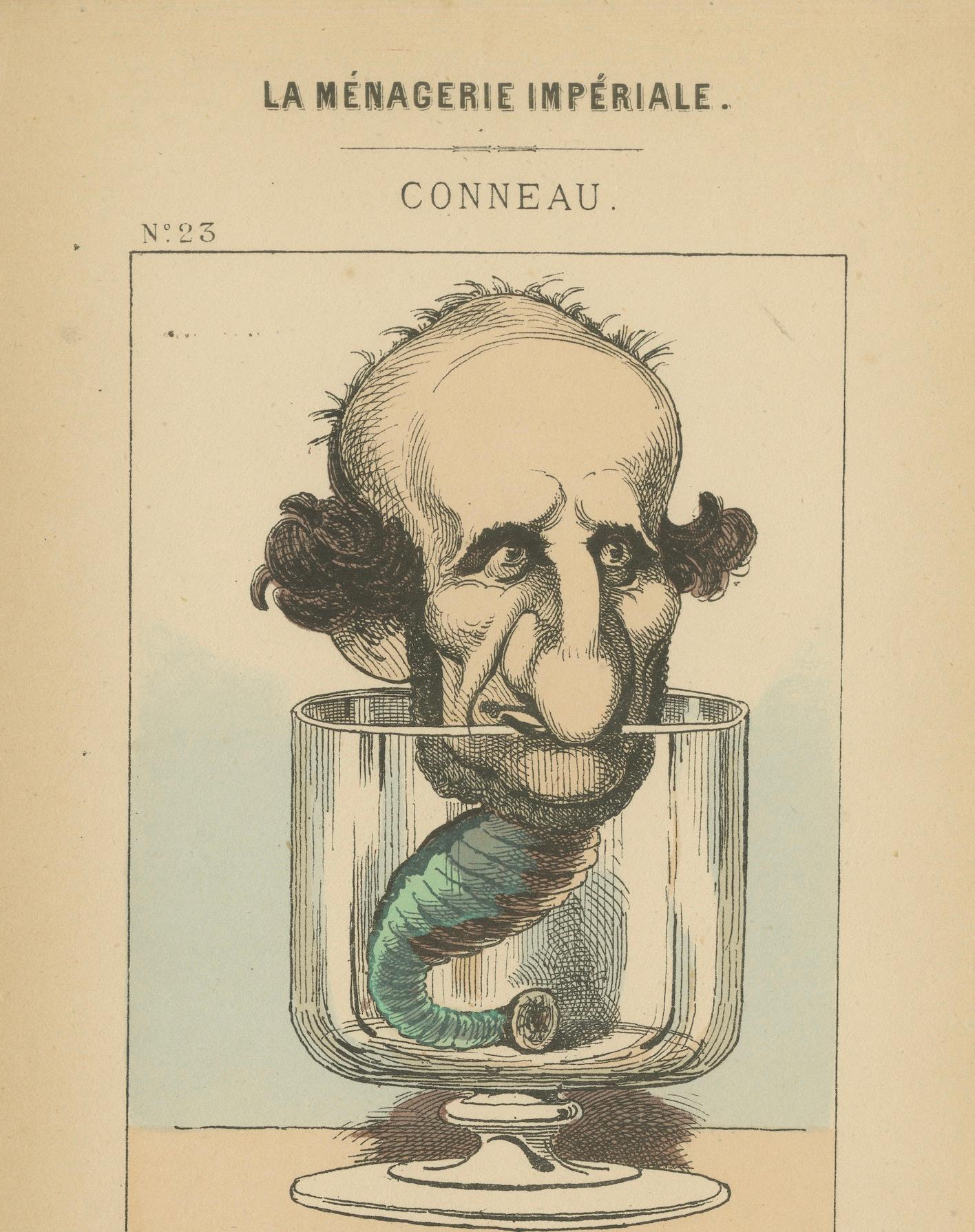 Kaiserliche Menagerie: Conneau - The Leeching (Anhang - Gier), 1870 (Spätes 19. Jahrhundert) im Angebot