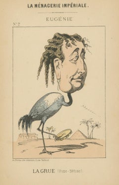 Imperial Menagerie: Empress Eugénie - The Crane (Pose - Stupidity), 1870