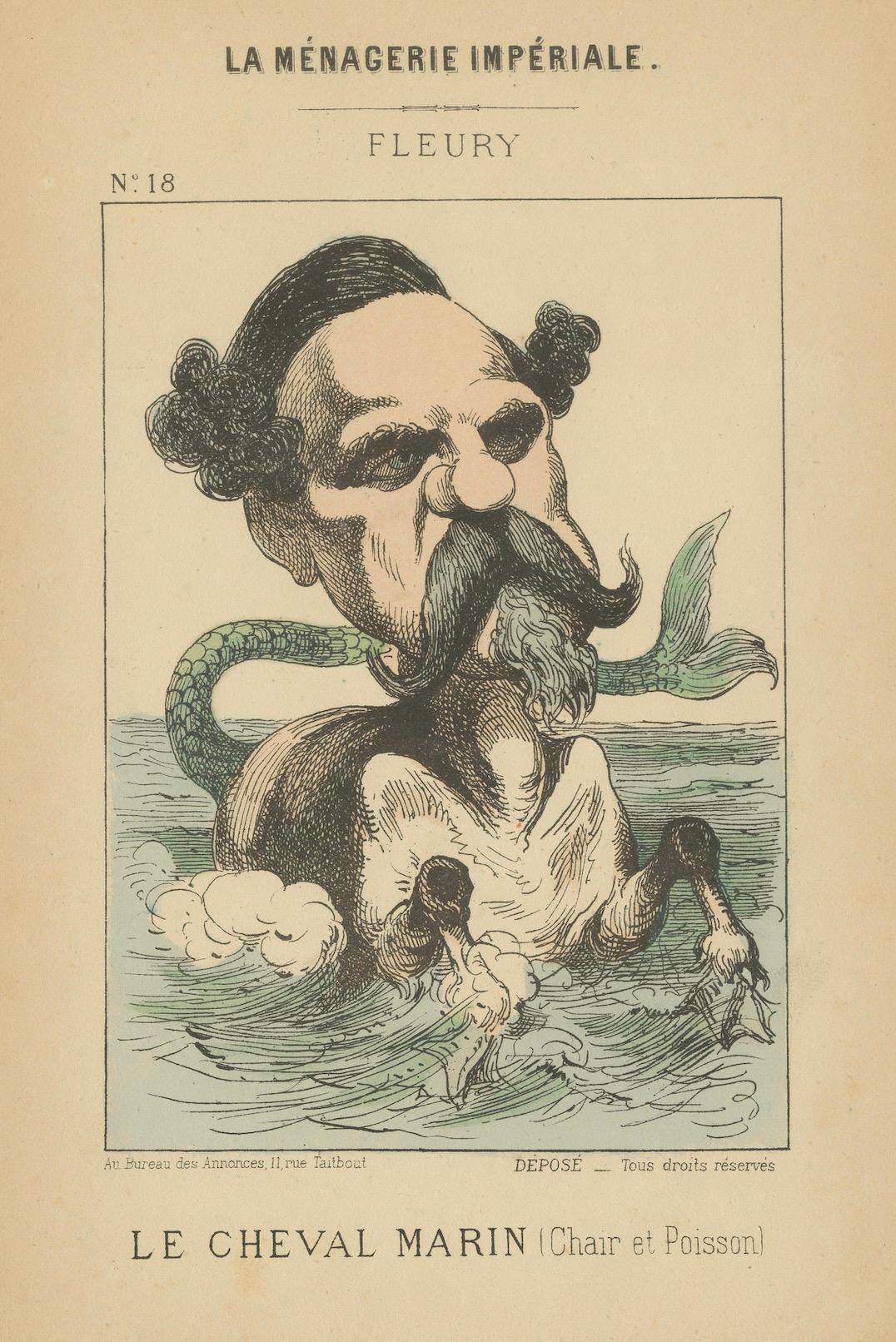 La colección imperial: Fleury - El caballito de mar (Carne y pescado), 1870 en venta 1