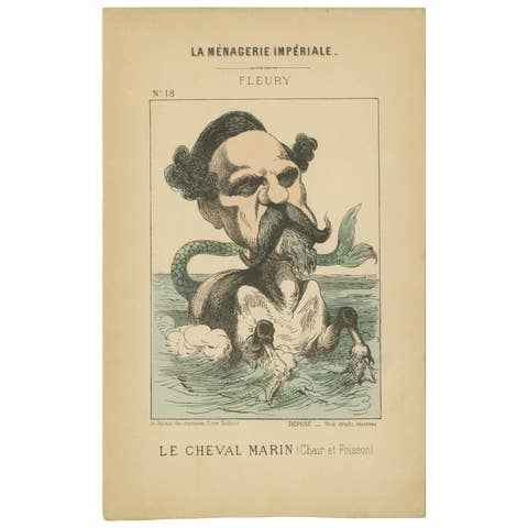 Imperial Menagerie: Fleury - The Sea Horse (Flesh and Fish), 1870