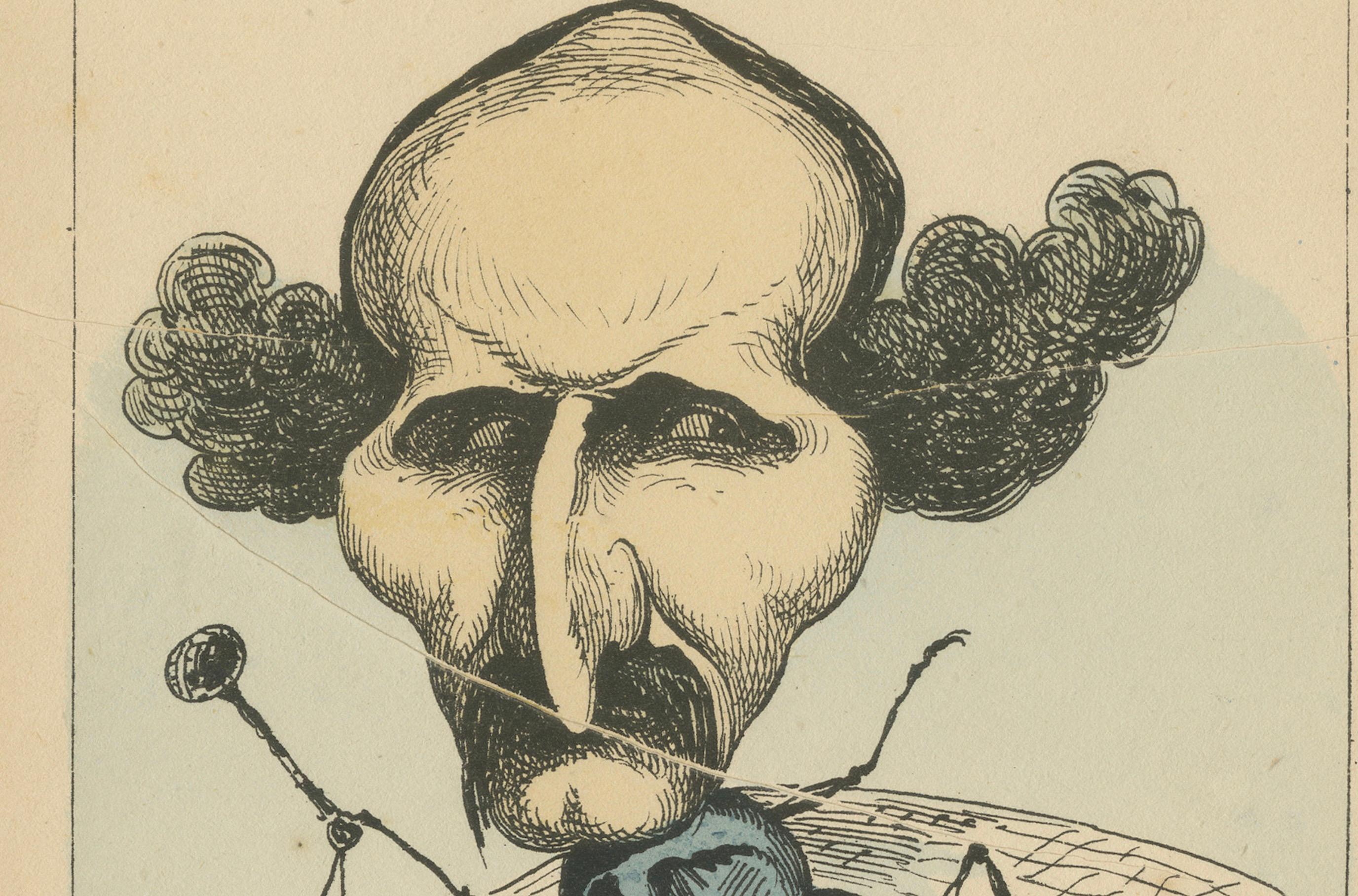 Carta Menagerie Imperiali: Joseph Marie Piétri - La mosca (inganno - spionaggio), 1870 in vendita