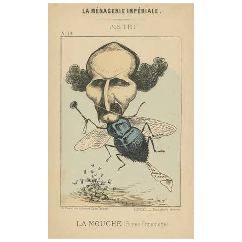 Imperial Menagerie: Joseph-Marie Piétri - The Fly (Deceit - Espionage), 1870