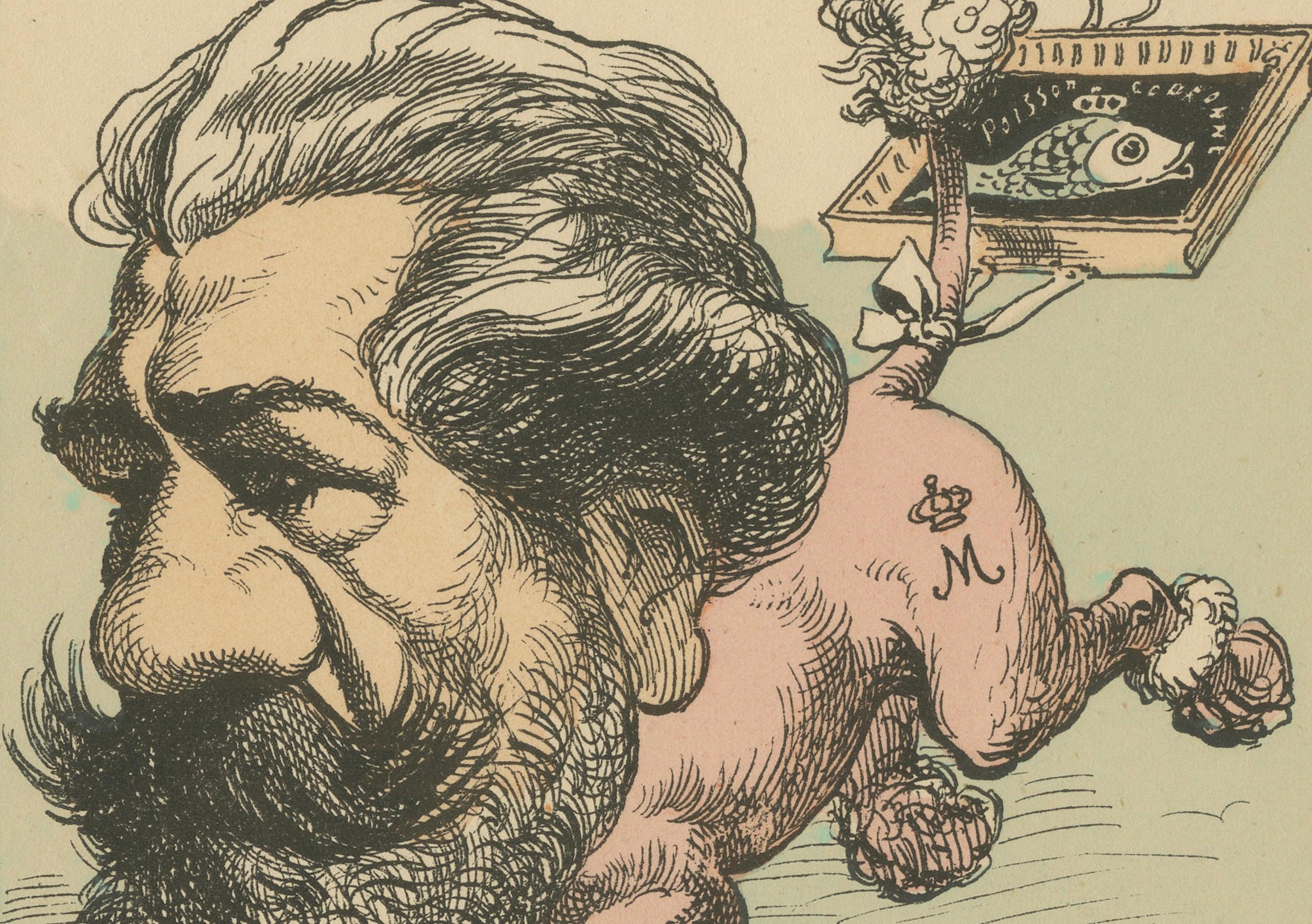 Imperial Menagerie: Newerkerque - The Poodle (Bohemianismus - Plunder), 1870 im Zustand „Gut“ im Angebot in Langweer, NL