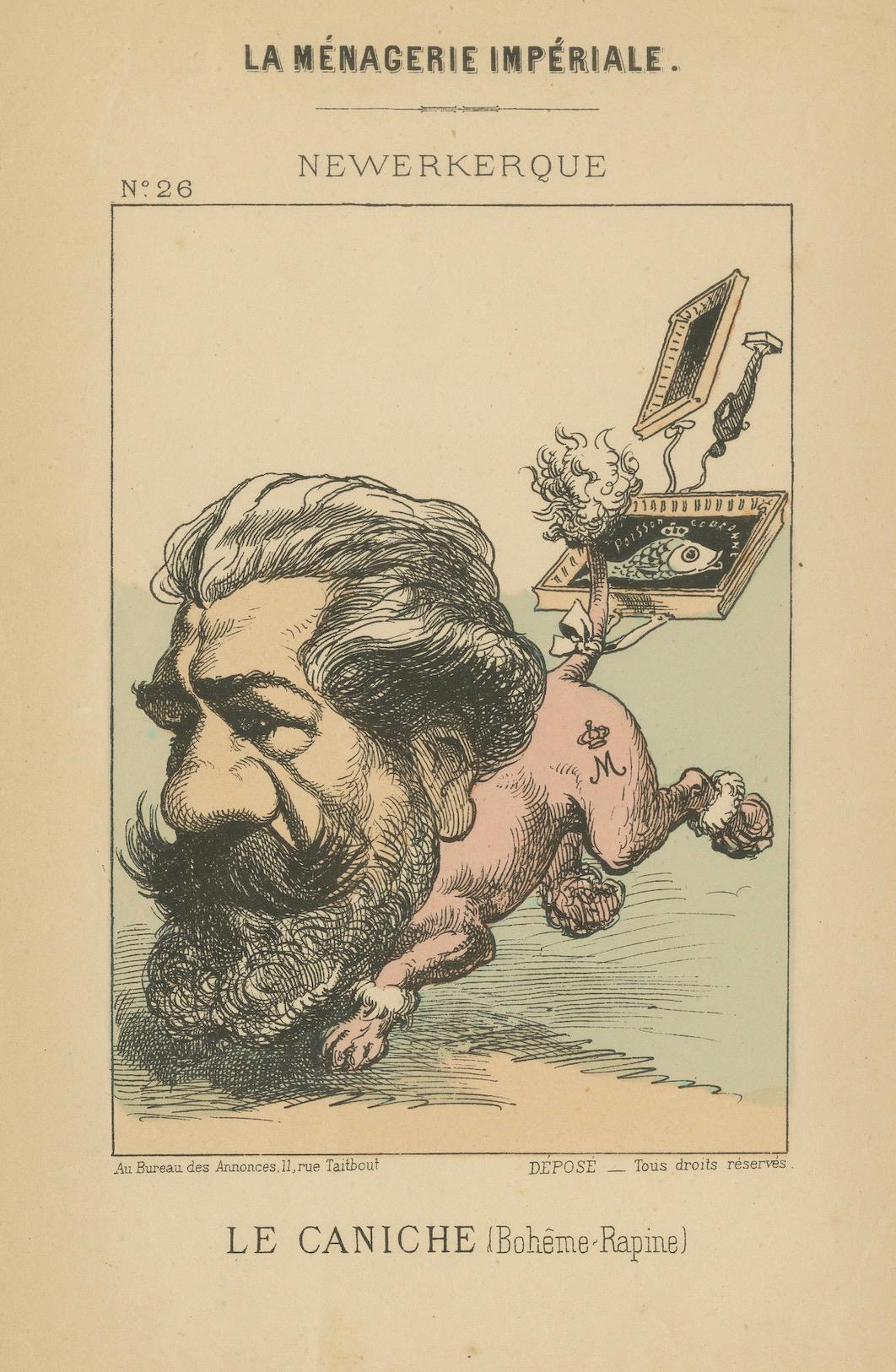 Imperial Menagerie: Newerkerque - The Poodle (Bohemianismus - Plunder), 1870 im Angebot 2