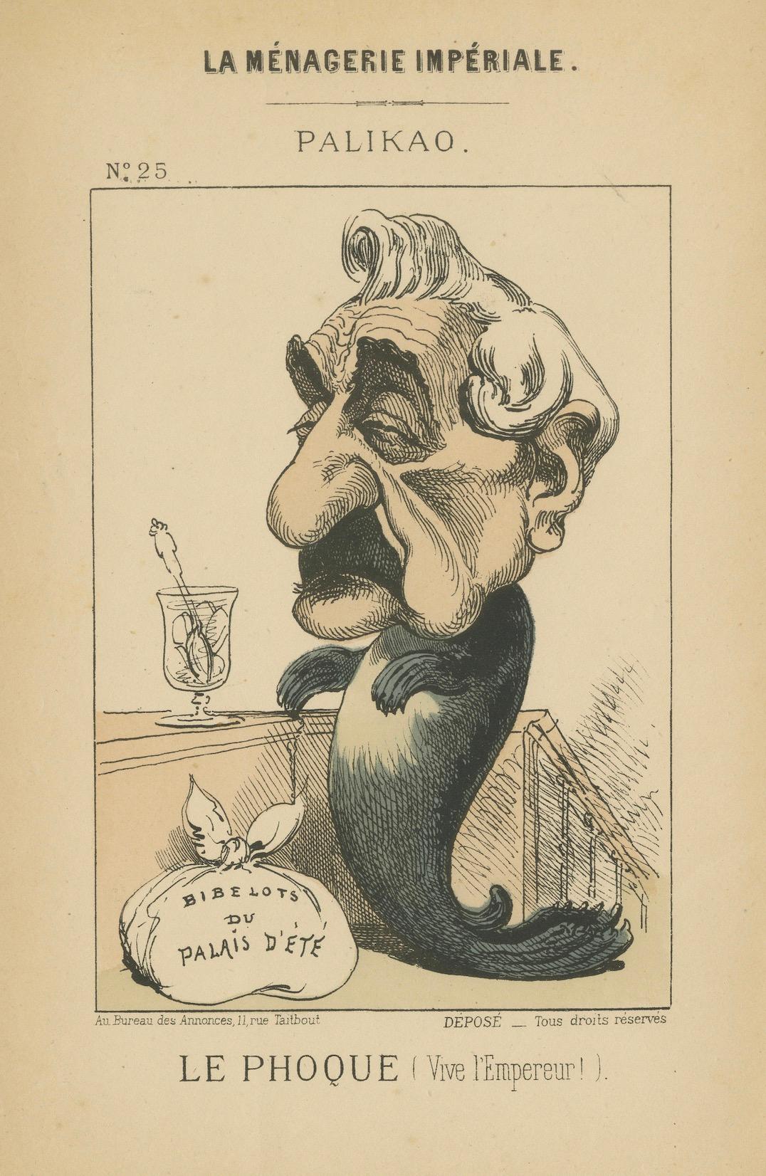 Imperial Menagerie: Palikao – Das Siegel (Leben des Kaisers!), 1870 (Papier) im Angebot