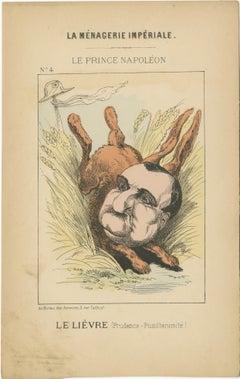 Imperial Menagerie: Prince Napoléon - The Hare (Prudence - Timidity), 1870