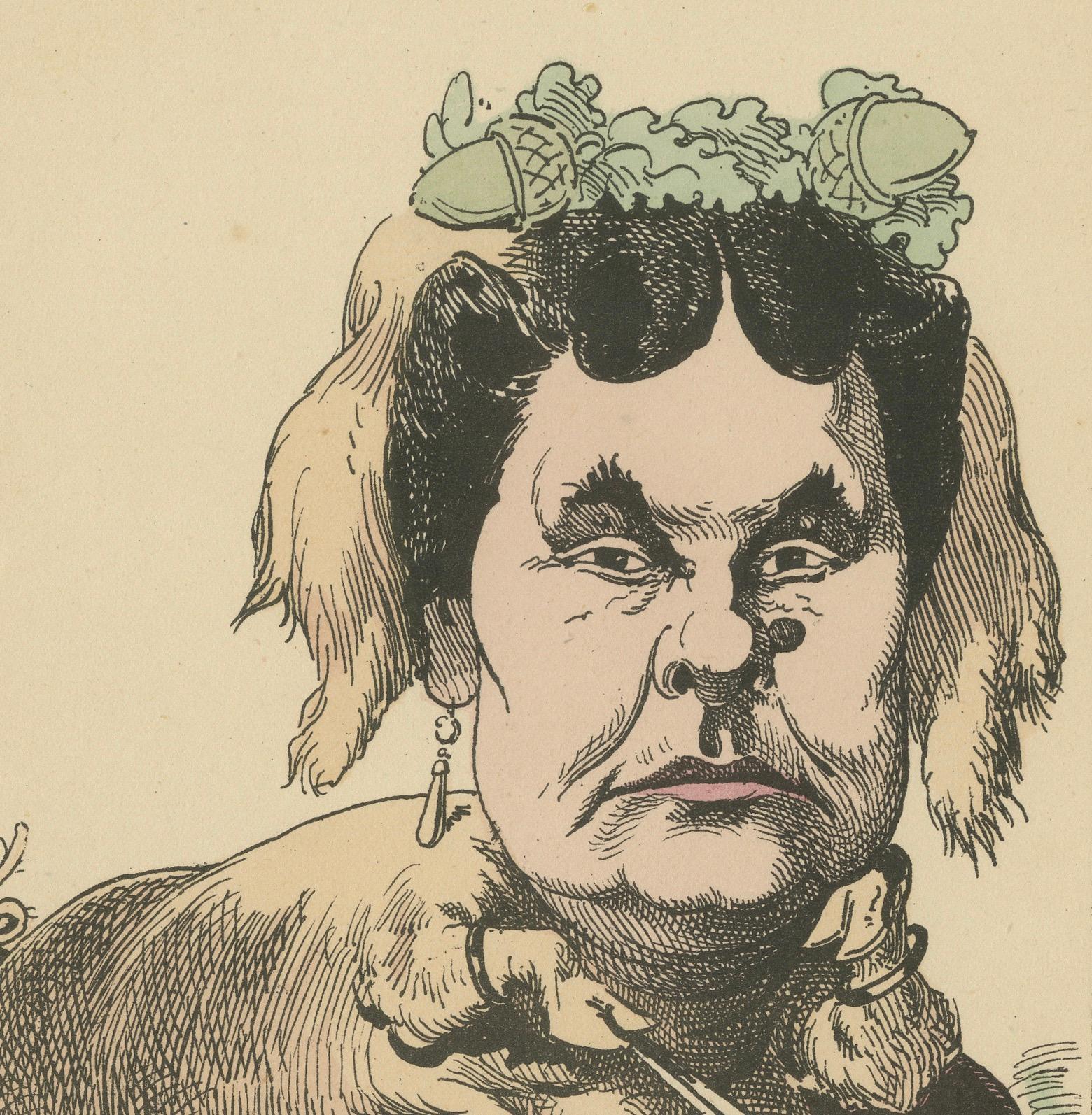 Imperial Menagerie: Prinzessin Mathilde – Der Sow (Lust – Schamlosigkeit), 1870 im Zustand „Gut“ im Angebot in Langweer, NL