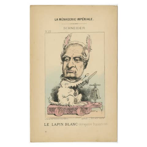 Imperial Menagerie: Schneider - The White Rabbit (Arrogance - Domesticity), 1870