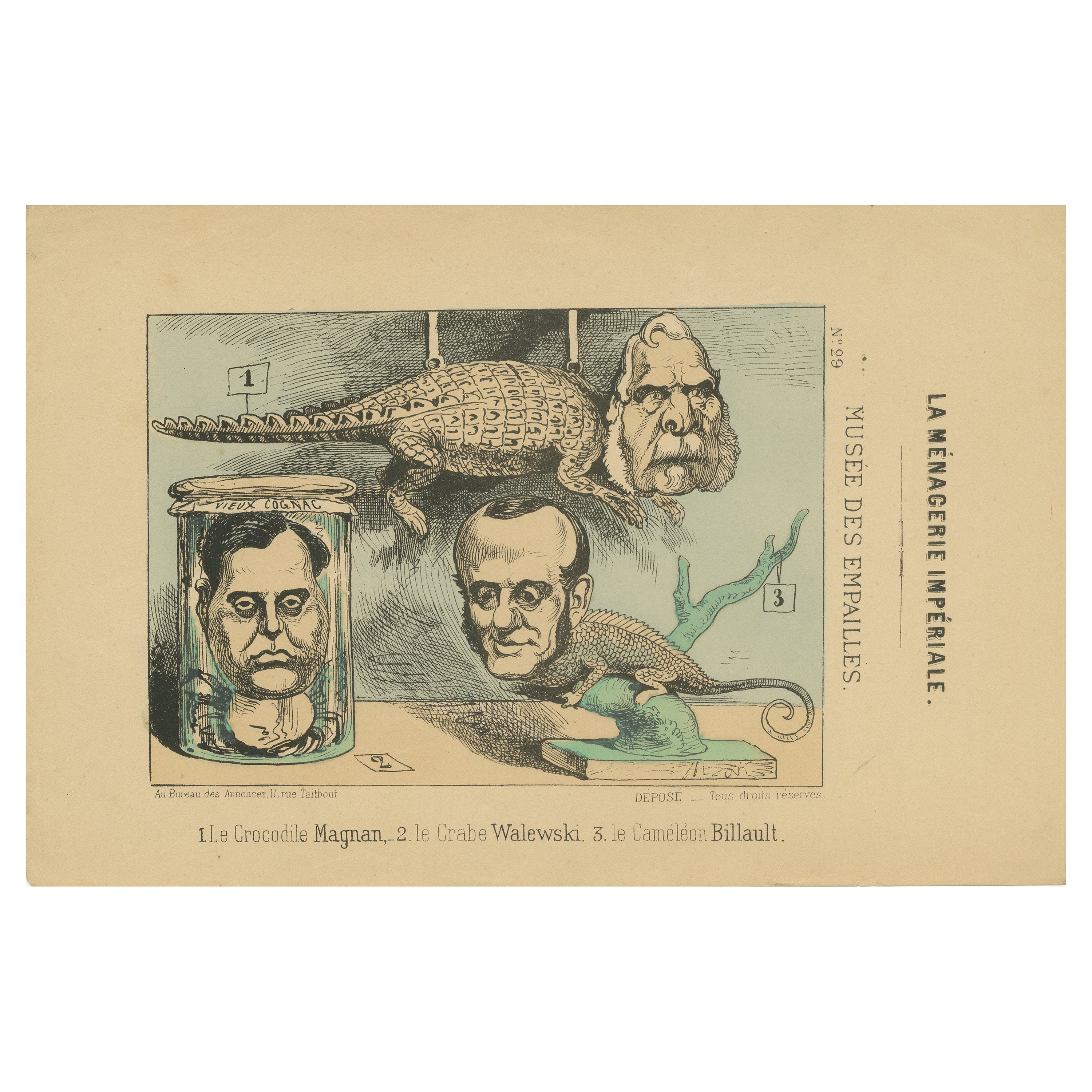 Imperial Menagerie: The Stuffed Museum – Magnan, Walewski und Billault, 1870
