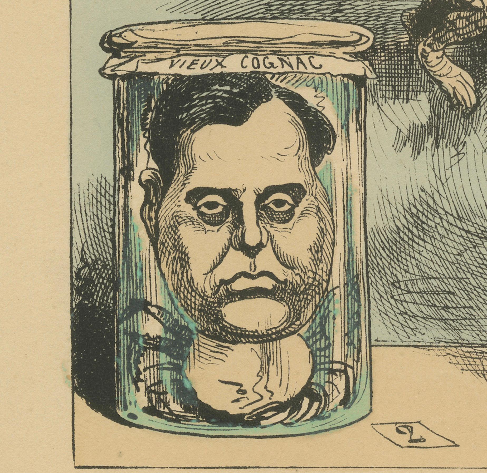 Late 19th Century Imperial Menagerie: The Stuffed Museum - Satirical Caricatures, 1870 For Sale