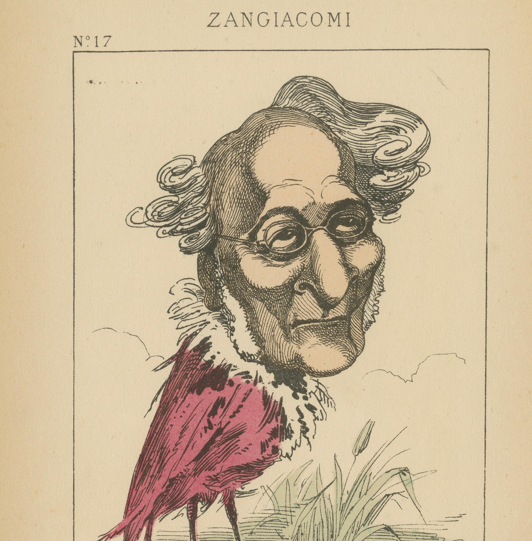 Late 19th Century Imperial Menagerie: Zangiacomi - The Ibis (Fetishism - Deception), 1870 For Sale