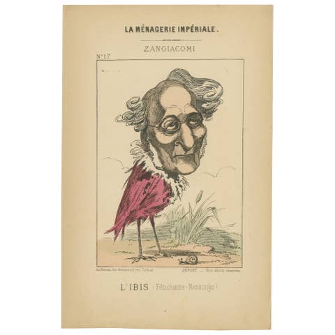 Imperial Menagerie: Zangiacomi - The Ibis (Fetishism - Deception), 1870
