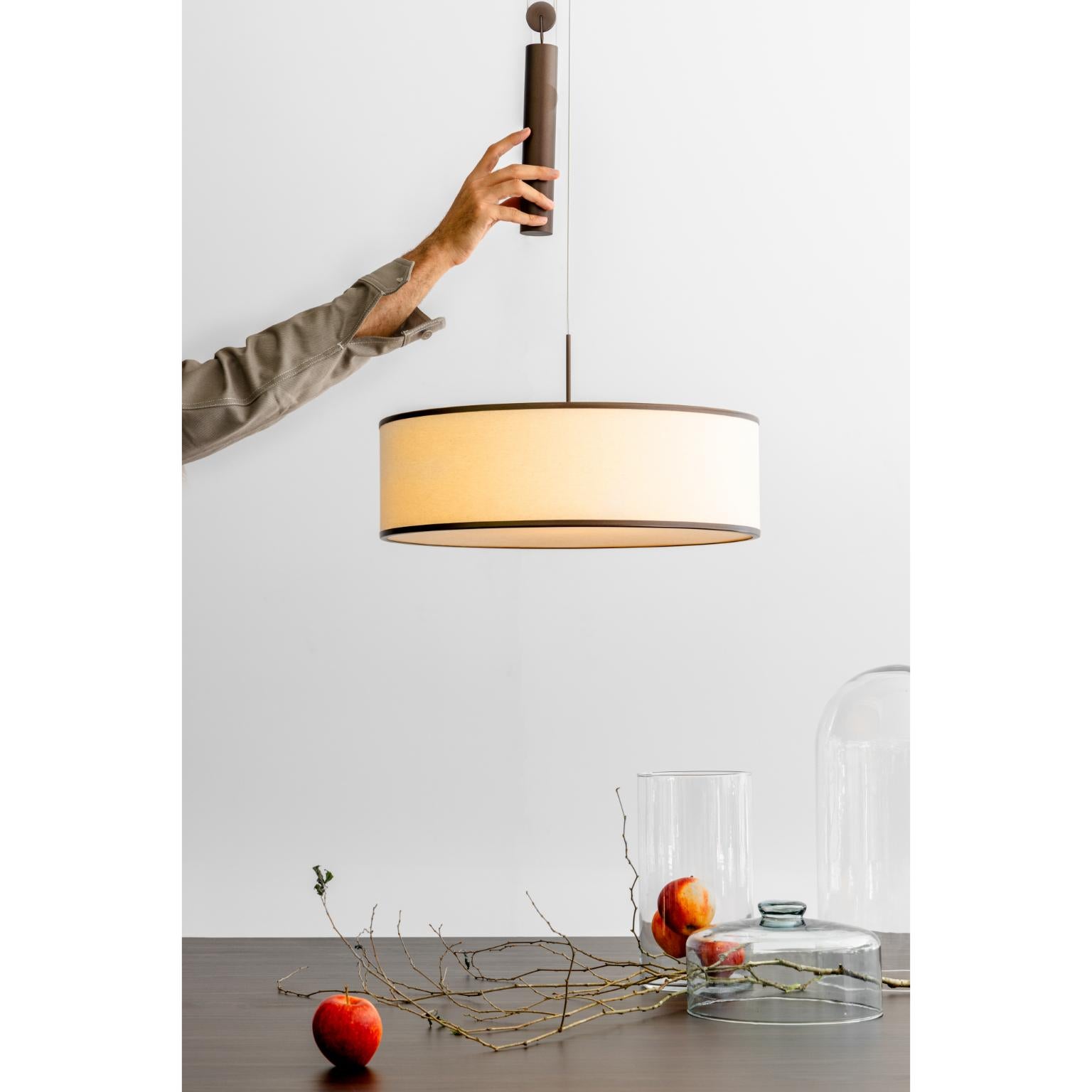 Alluminio Lampada a sospensione Imperial di WJ Luminaire in vendita
