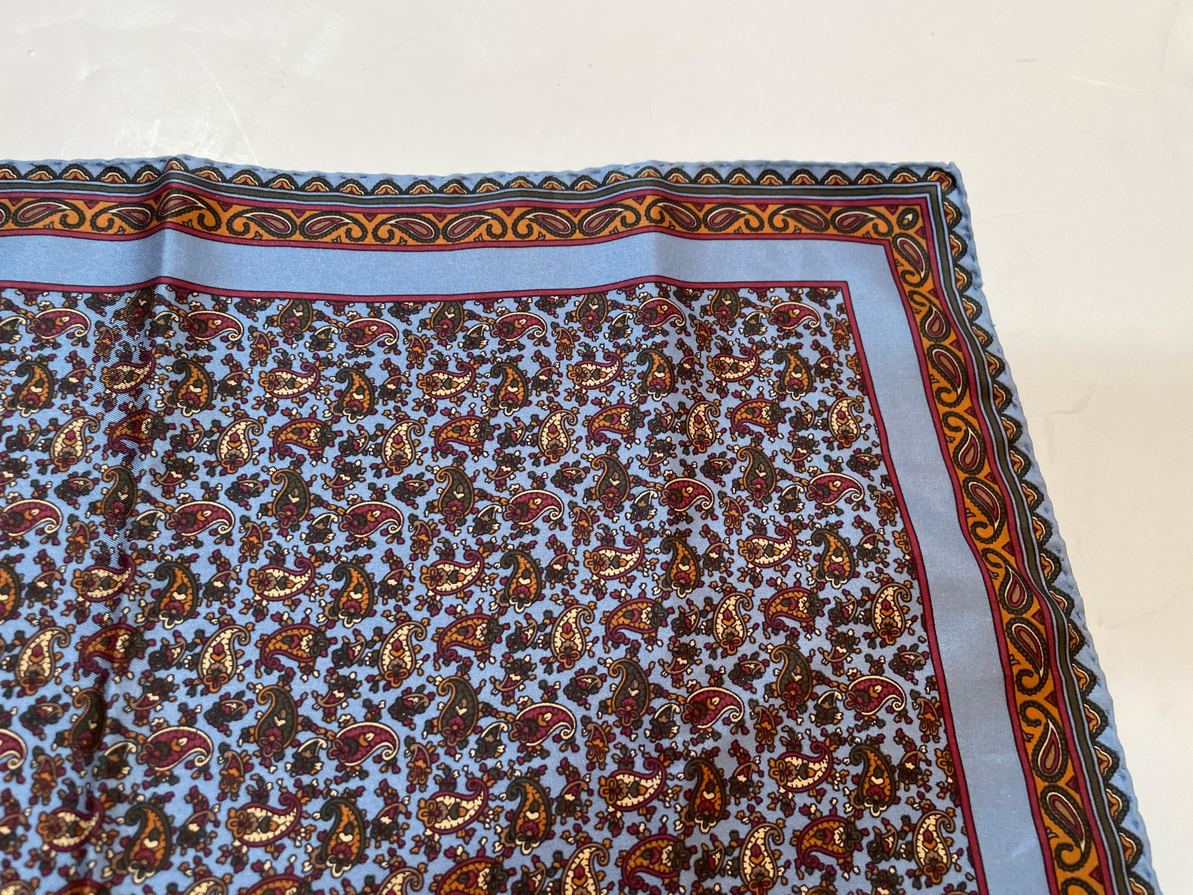 Imperial Pocket Square 100% Silk Handkerchief Italy For Sale 3
