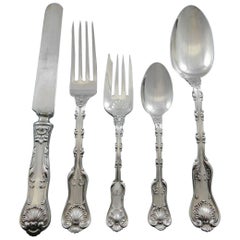 Imperial Queen by Whiting Sterling Silver Flatware Set 12 Service 60 Pcs Dinner