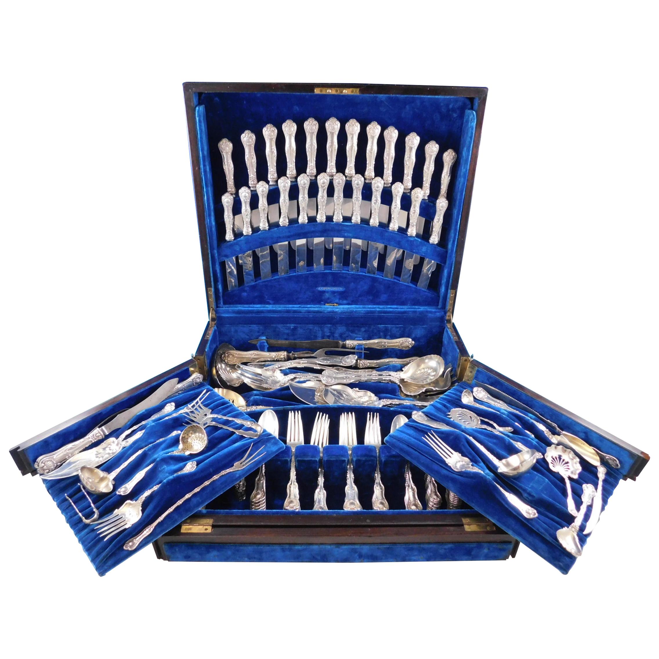 Imperial Queen by Whiting Sterling Silver Flatware Set Service 167 Pieces Dinner