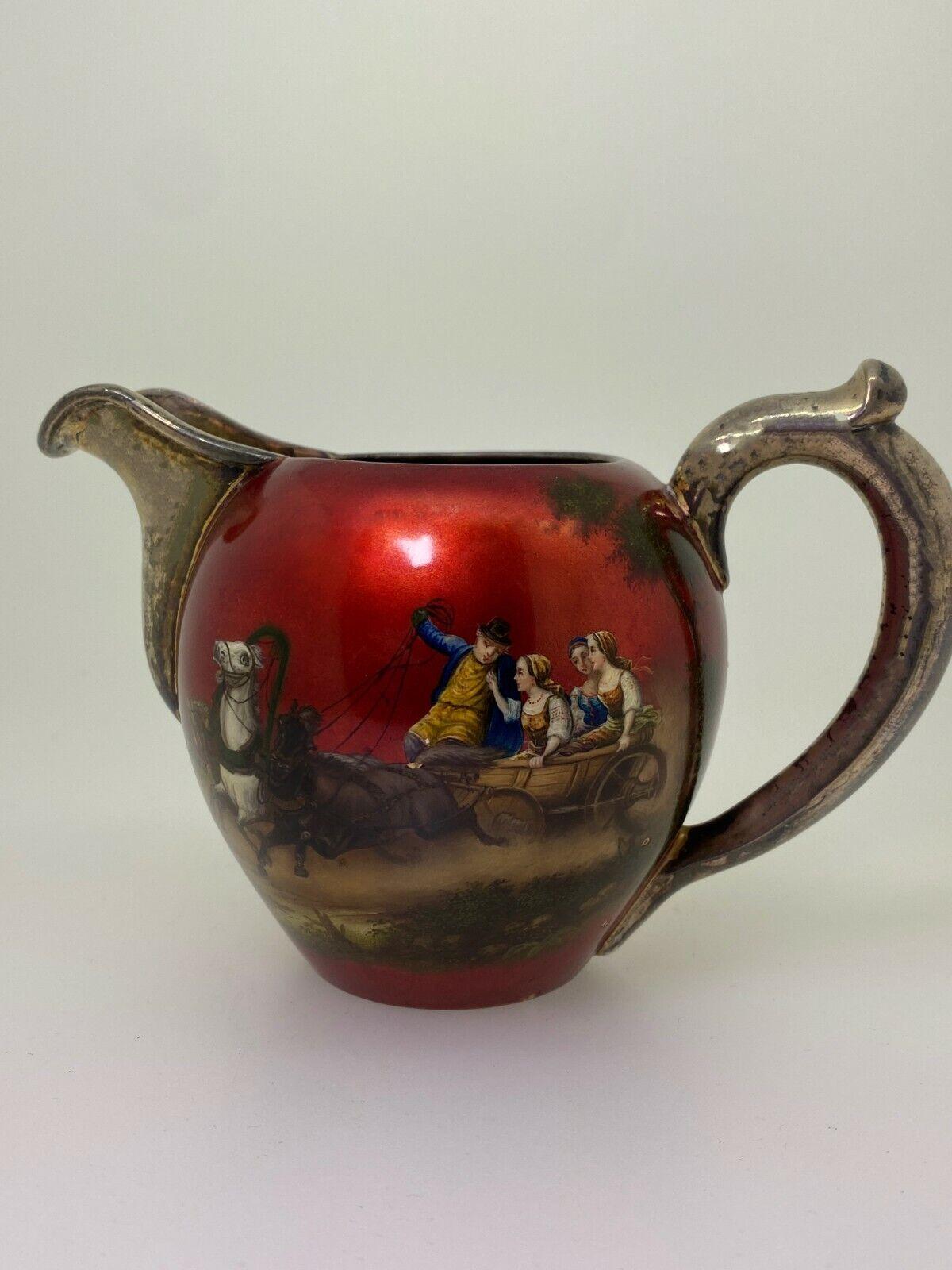 Imperial Russia c1895 Silver/Enamel Tea Set Seasons by I. Morozov, Kvetkovsky Excellent état - En vente à MELBOURNE, AU