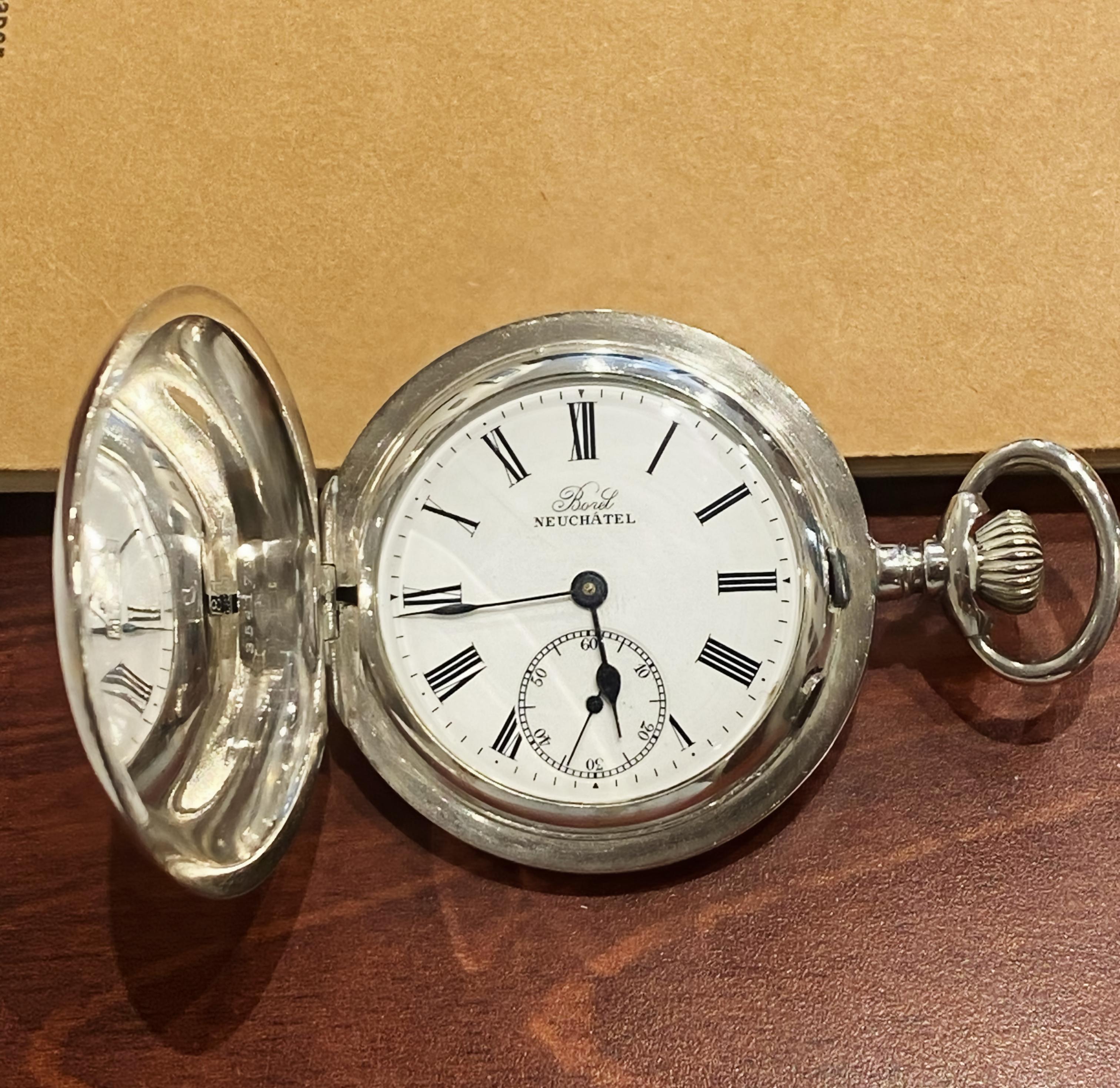 Imperial Russia c1903 Borel Huguenin 84 Silber 60mm Taschenuhr von Bros. Risin im Zustand „Hervorragend“ in MELBOURNE, AU