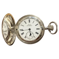 Imperial Russia c1903 Borel Huguenin 84 Silver 60mm Pocket Watch by Bros. Risin