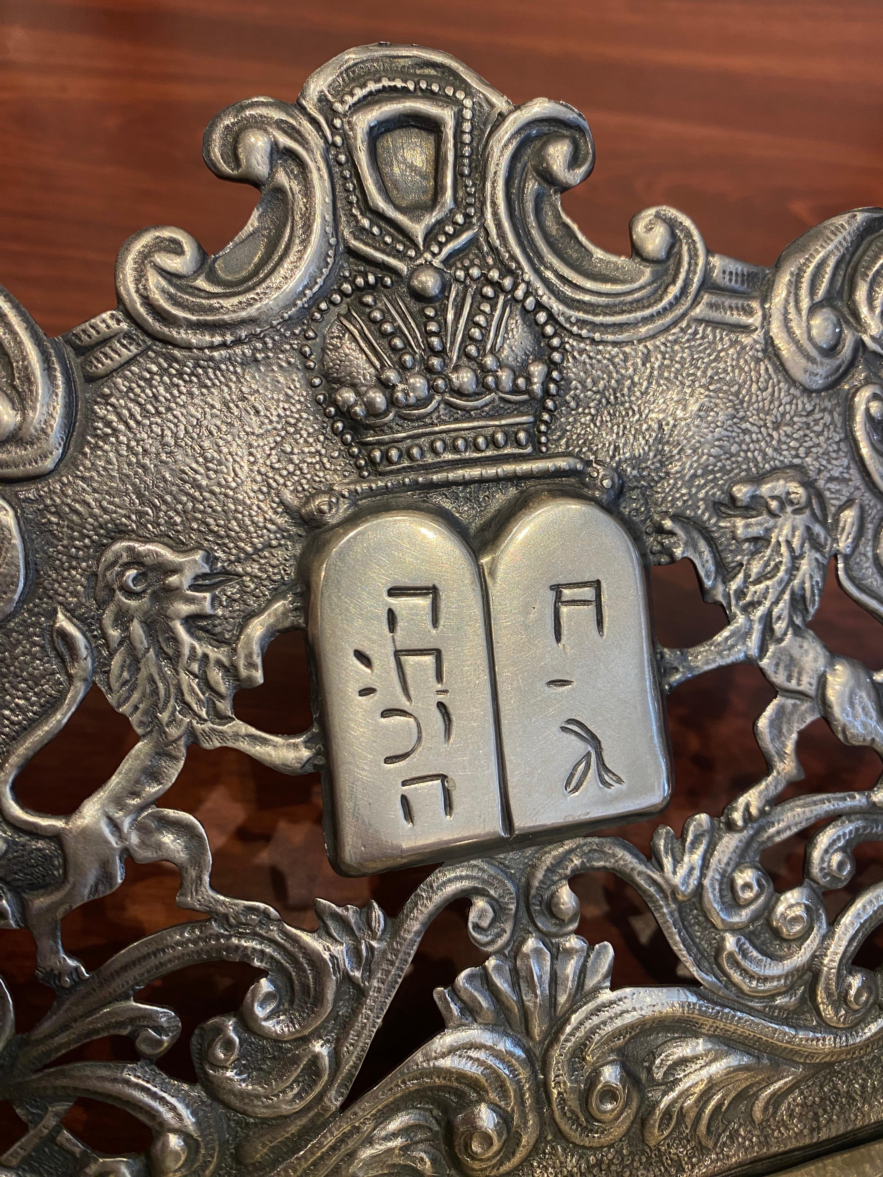 Imperial Russia Judaica 84 Menorah Hanukkah en argent, Moscou 1867 A. Kovalsky 8