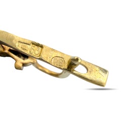 Imperial Russian 56K Gold (14K) Enamel & 2.31 Carat Diamond Earrings, Circa 1900