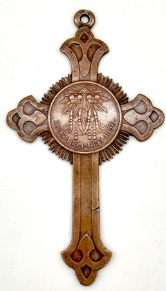 Imperial Russian Bronze Commemorative Cross of the Crimean War, 1853–1856