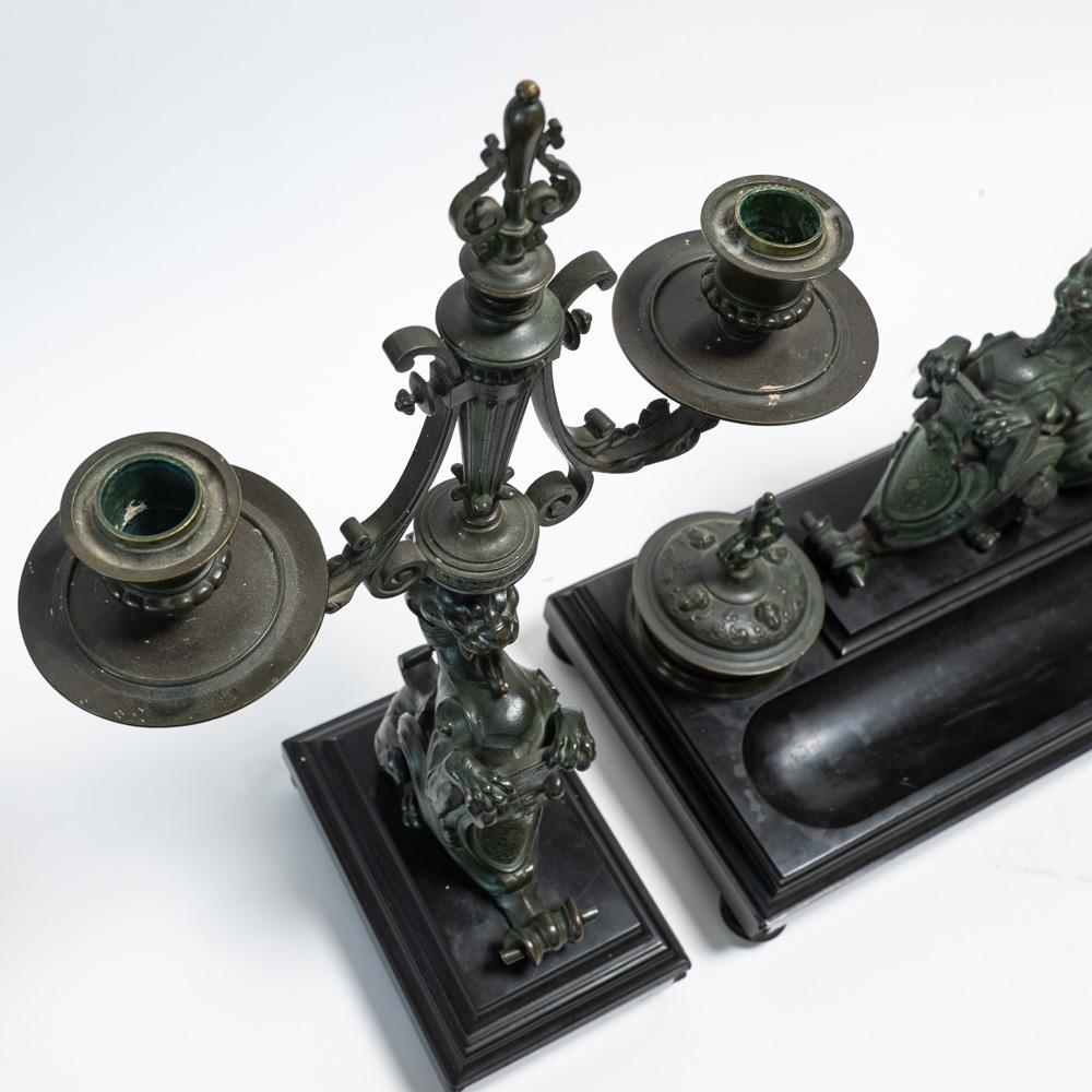 Bronzo Set da scrivania in bronzo del Palazzo Imperiale Anichkov. Alexei Alexandrovich in vendita