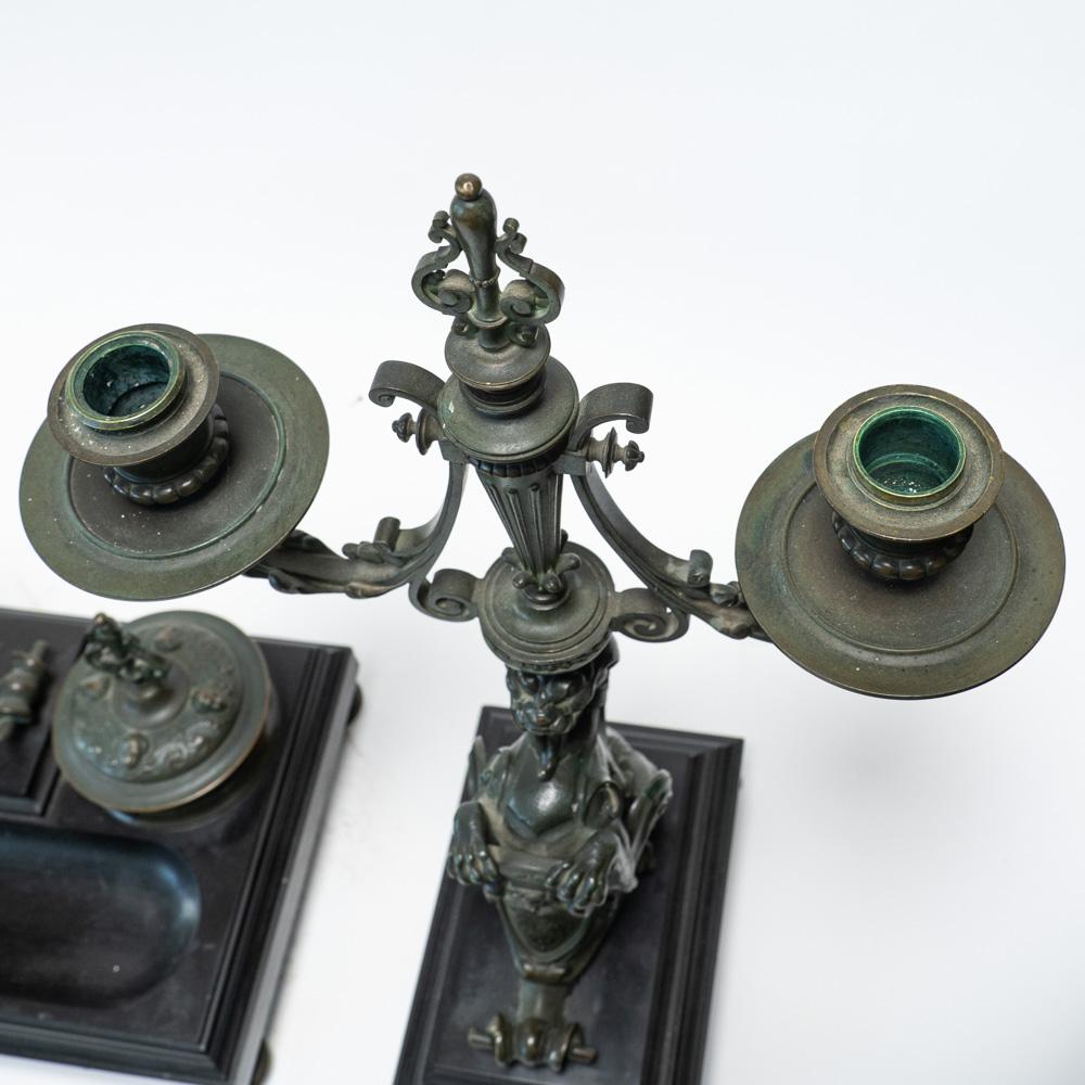 Set da scrivania in bronzo del Palazzo Imperiale Anichkov. Alexei Alexandrovich in vendita 1