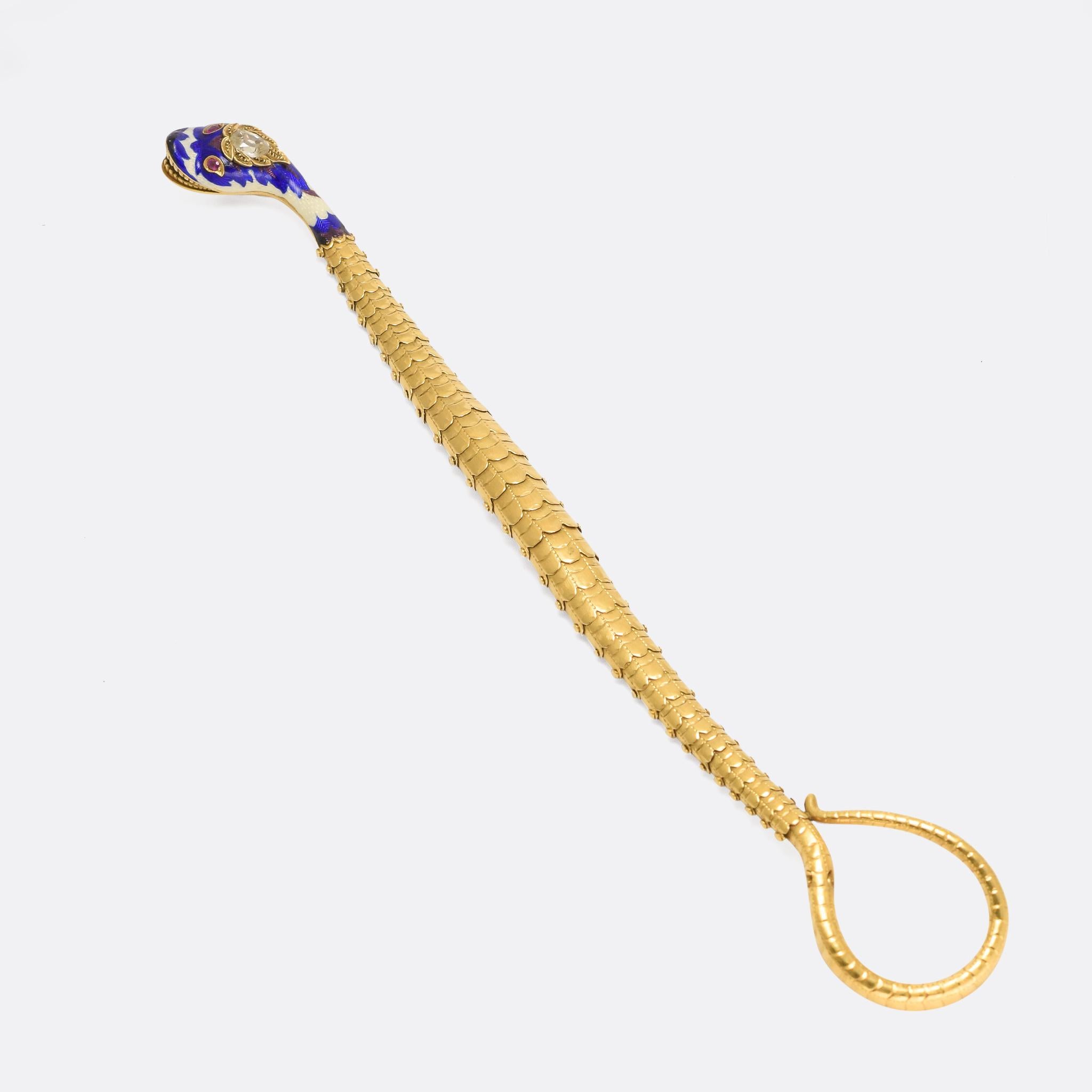 Imperial Russian Diamond Snake Bracelet 1