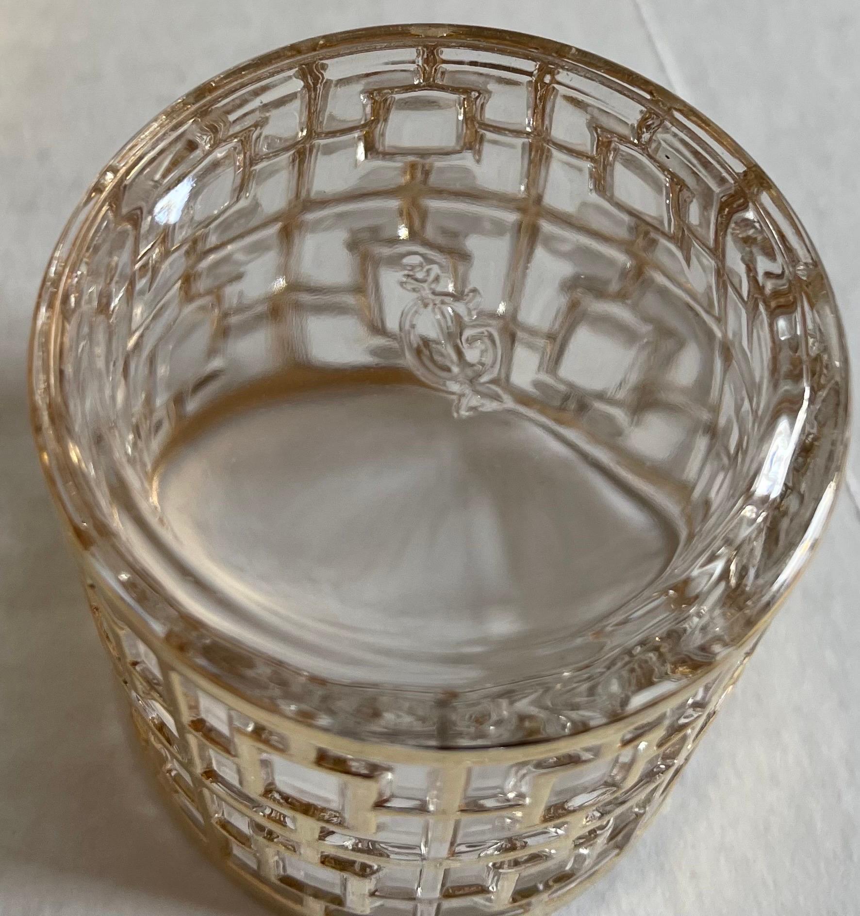 Imperial Shoji-Glas-Saki-Gläser aus Gold, 6er-Set im Angebot 1