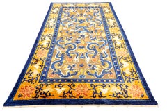 Imperial Silk&Metal Thread Chinese Rug