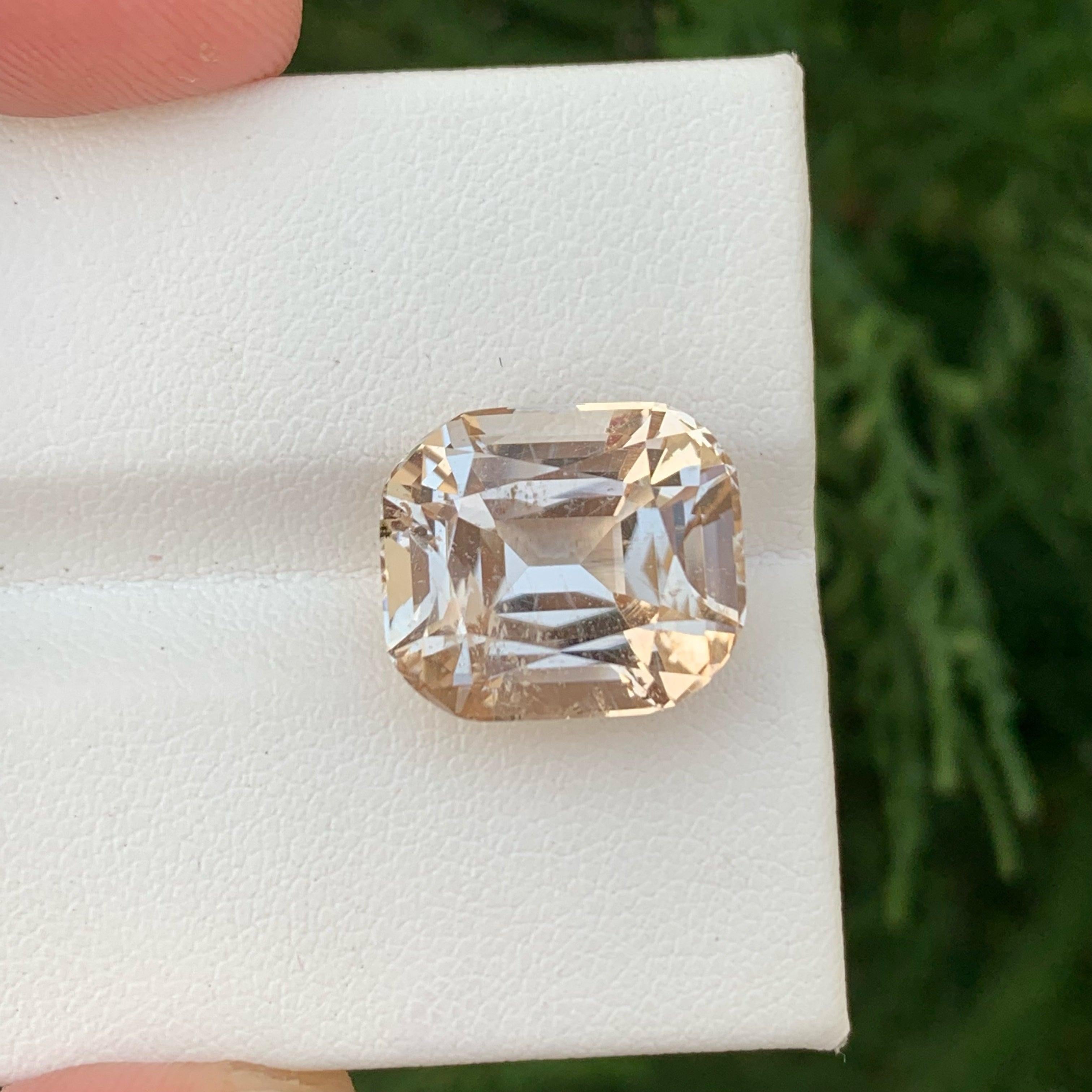 Imperial Step Cushion Cut Topaz Gemstone, available for sale at wholesale price natural high- quality 16.80 carats SI Clarity, Loose Topaz from Pakistan. 

Product Information:
GEMSTONE NAME: Imperial Step Cushion Cut Topaz Gemstone
WEIGHT:	16.80