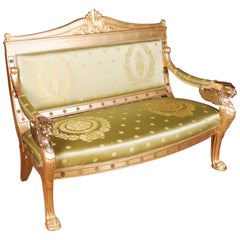Imperial Stylish Lion Salon Couch in Empire Style