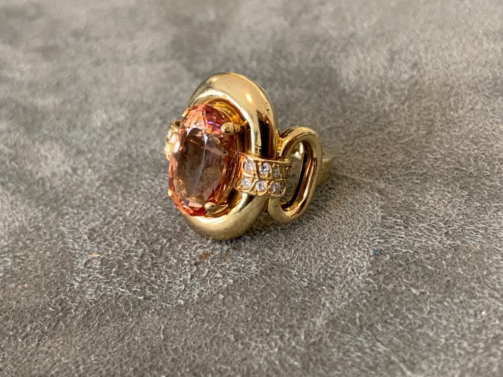 imperial topaz ring for sale
