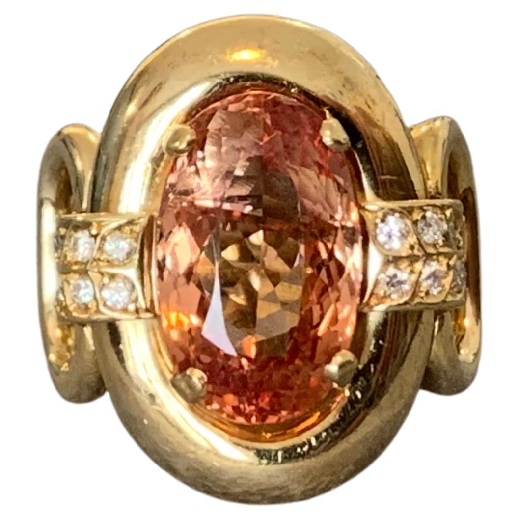 Imperial Topaz Ring For Sale