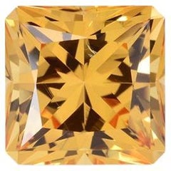 Gema Anillo Topacio Imperial 5,61 Quilates Talla Princesa Brasil Gema Suelta