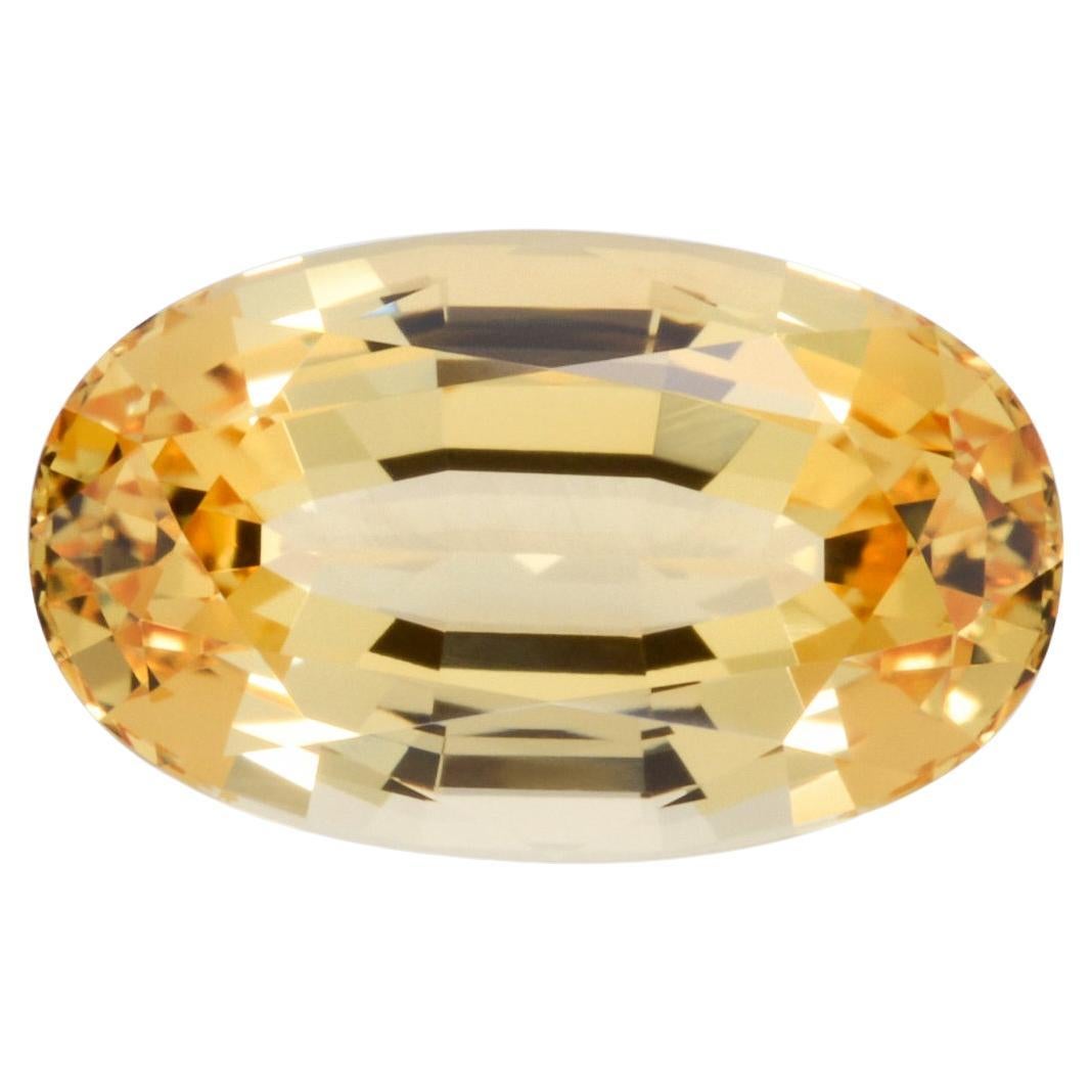Custom 6.29 Ct Oval Imperial Topaz Gemstone – Designer Jewelry Beverly Hills