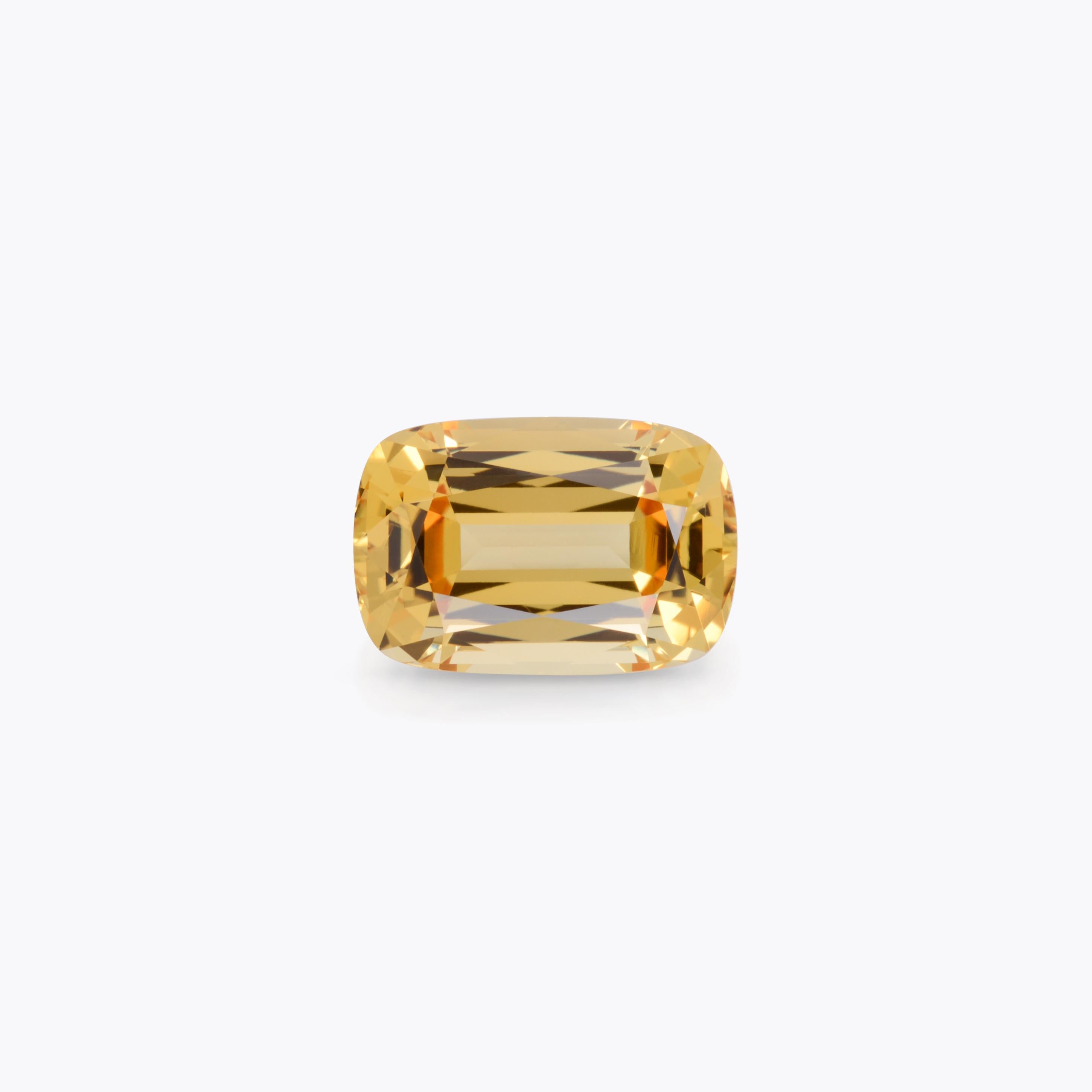 Bright 8.10 carat Brazil Golden Yellow Imperial Topaz cushion unmounted gem, offered loose to someone special.
Returns are accepted and paid by us within 7 days of delivery.
We offer supreme custom jewelry work upon request. Please contact us for