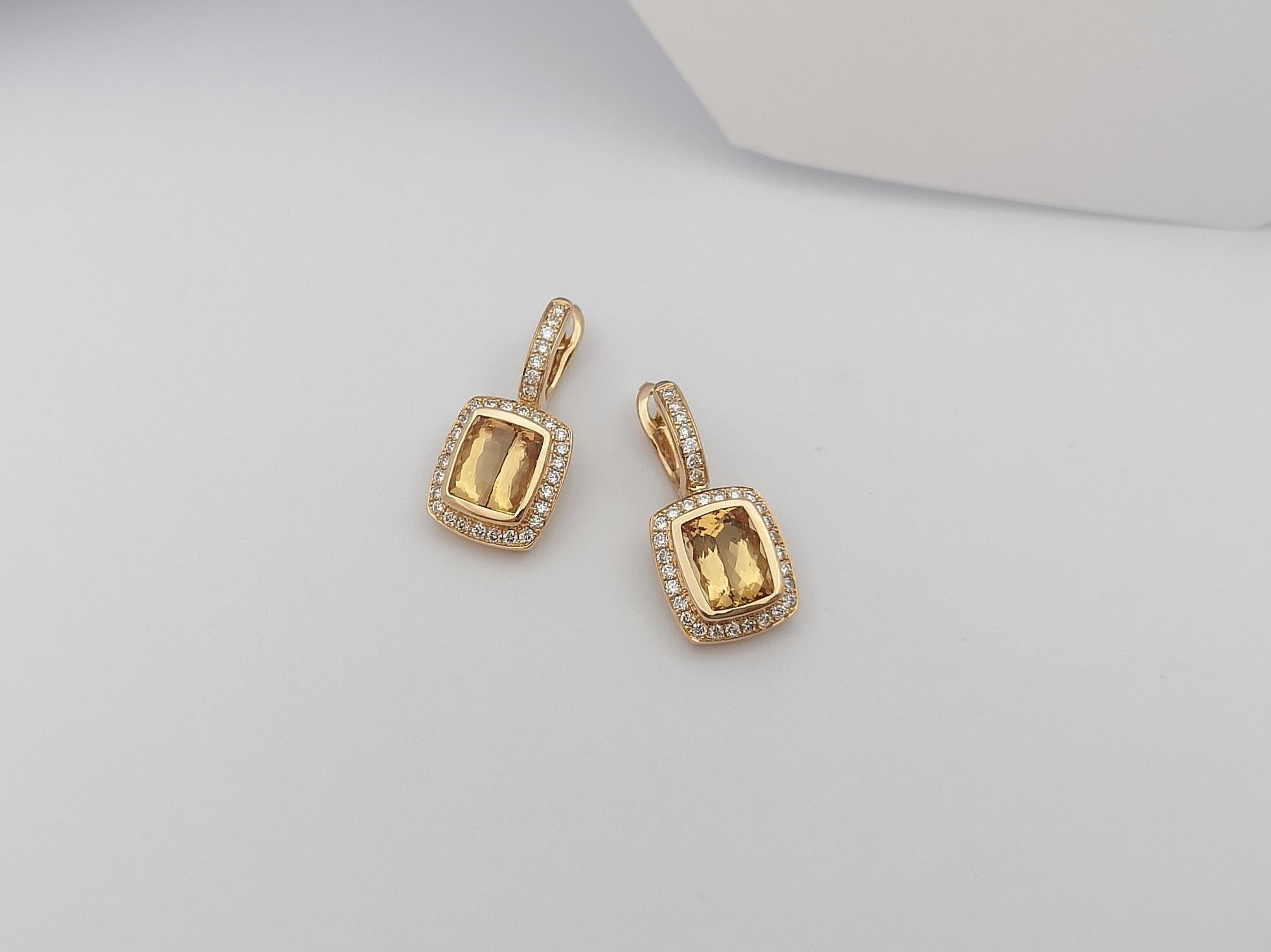 imperial topaz earrings