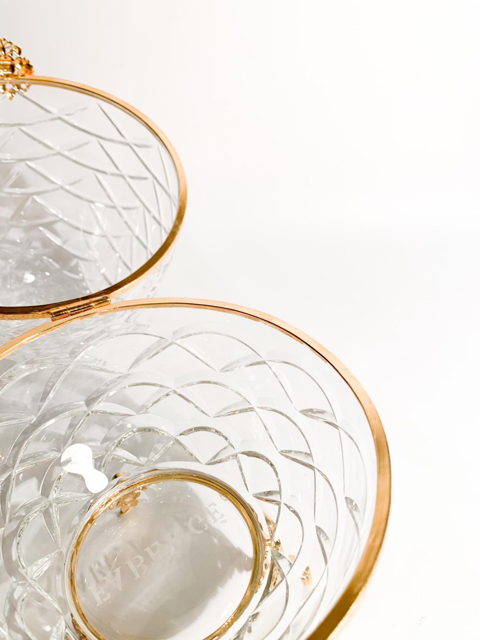 Imperialer Wodka und Kaviar-Set aus Fabergé-Kristall im Angebot 6
