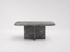 Imperium - Modern Arabescato Grigio Orobico marble dining table (Small version)