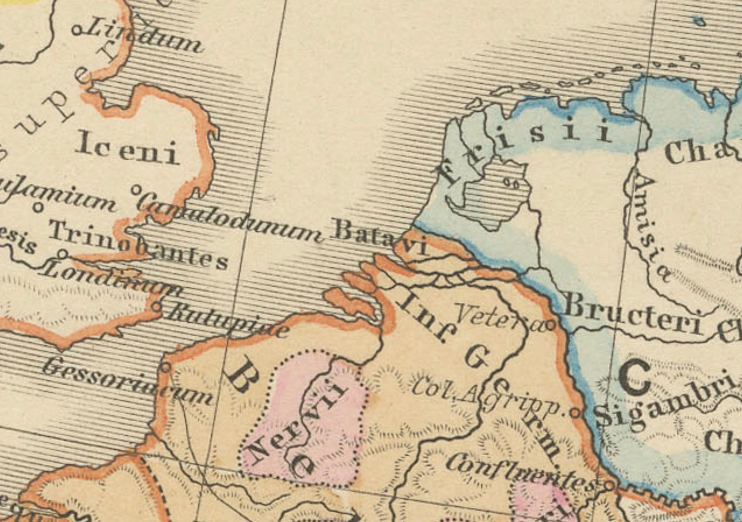 This original antique map, titled 