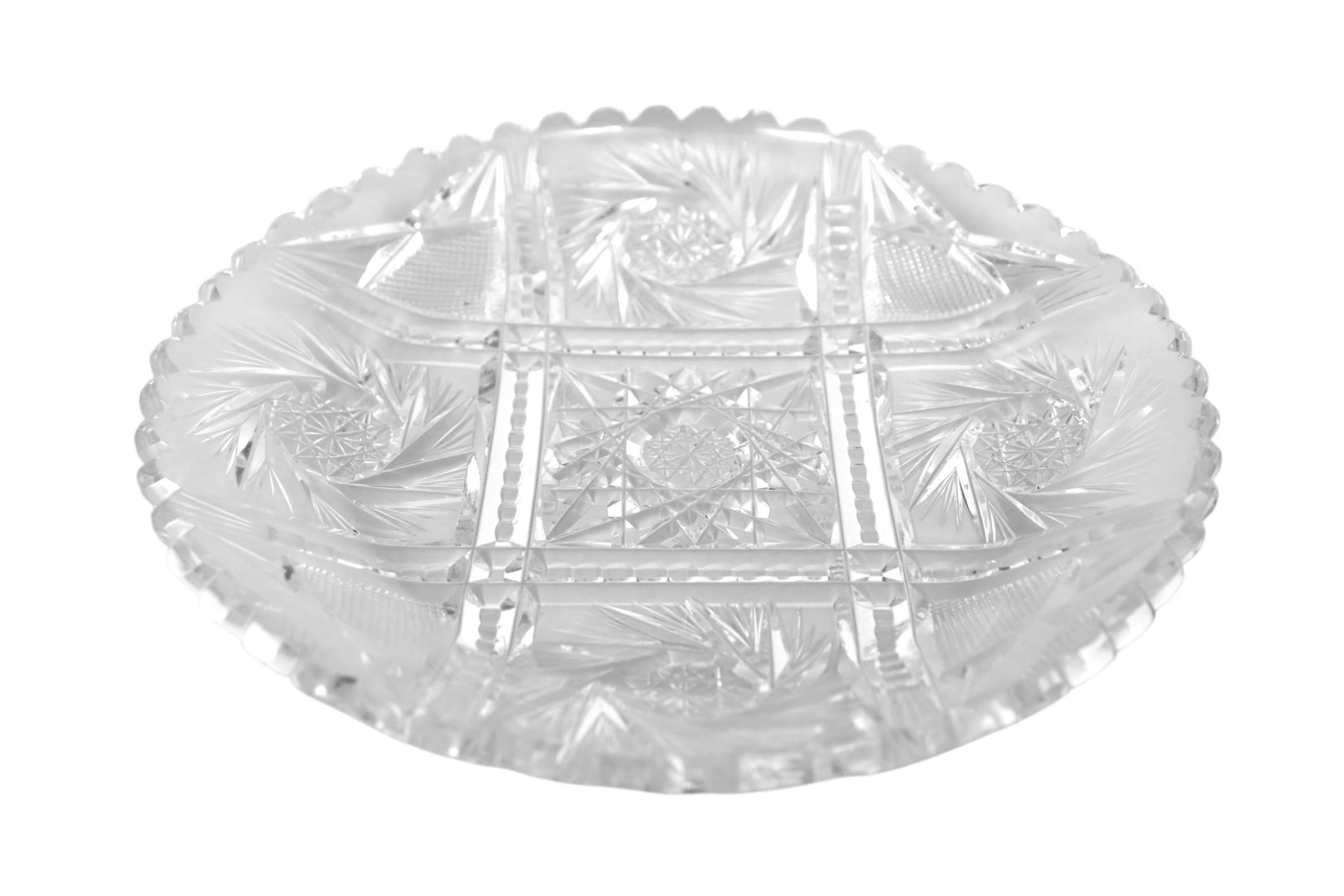 Bol et assiette en cristal Imperlux en vente 1