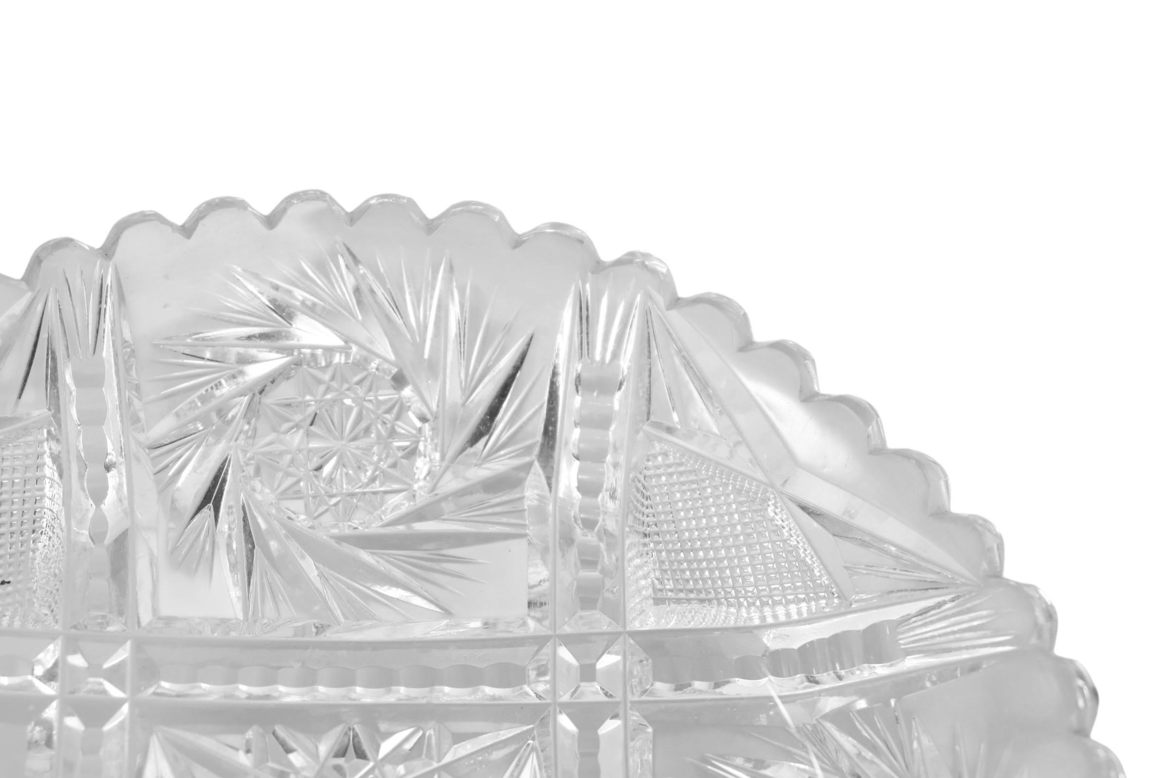 Bol et assiette en cristal Imperlux en vente 3