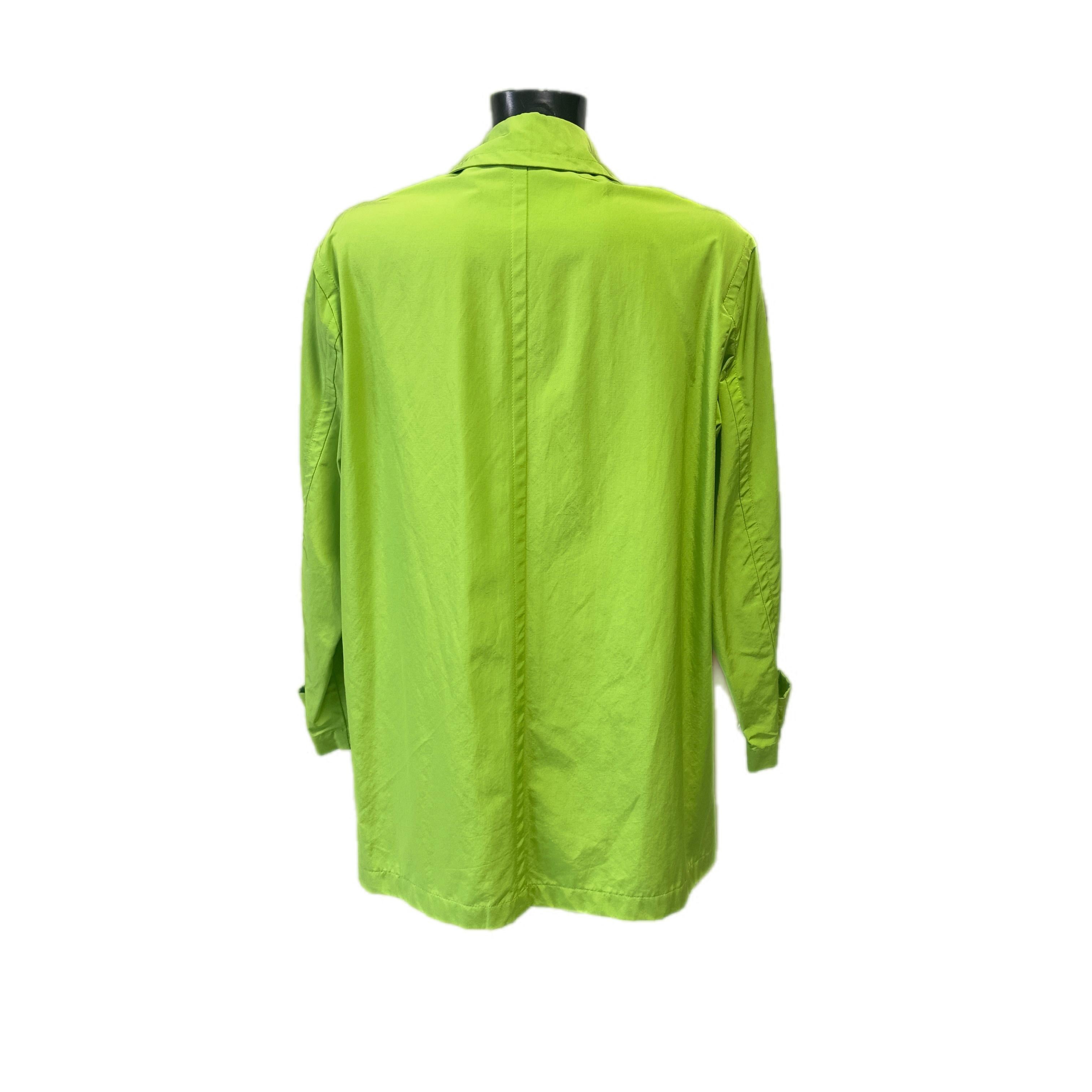 Green Impermeabile  Iceberg anni80 in perfette condizioni in vendita