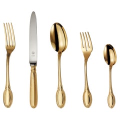 Impero Gold 14Karat - Exquisites Tafelbesteck aus 585 Gelbgold, Made in Italy.