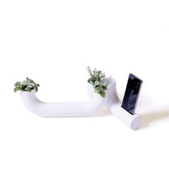 Implant blanc par Orografie - Design fait à la main Made in Italy