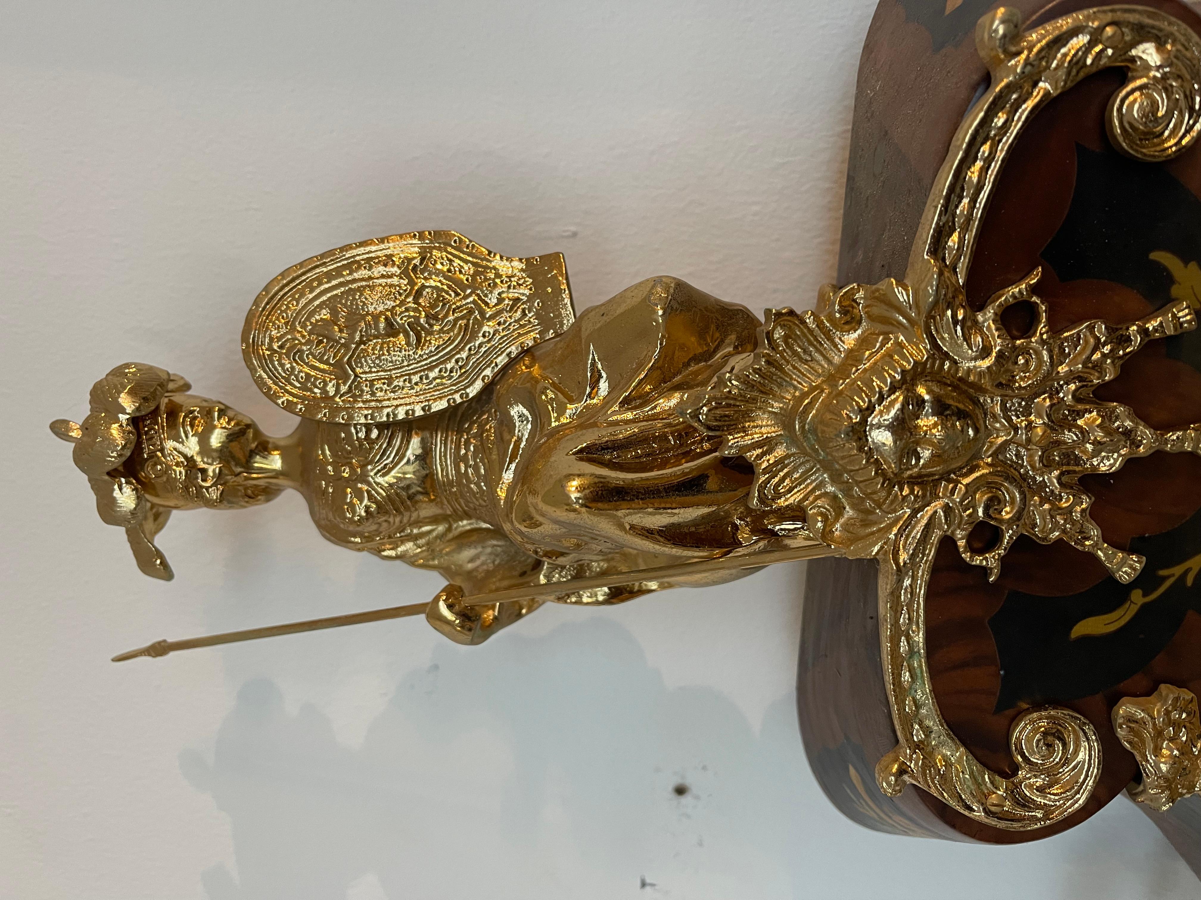 Imponente orologio a pendolo e console in stile francese secolo XX in vendita 3