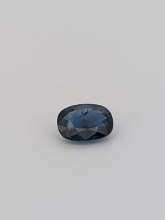 Important 0.96ct Midnight Blue Sapphire with Traditional Heat